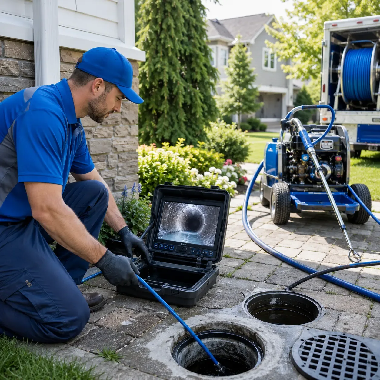 Outdoor drain cleaning professionals serving Dale, IL